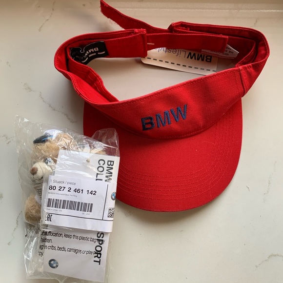 BMW visor & bear key ring